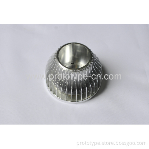Aluminium Led Light Shell House Case Machining